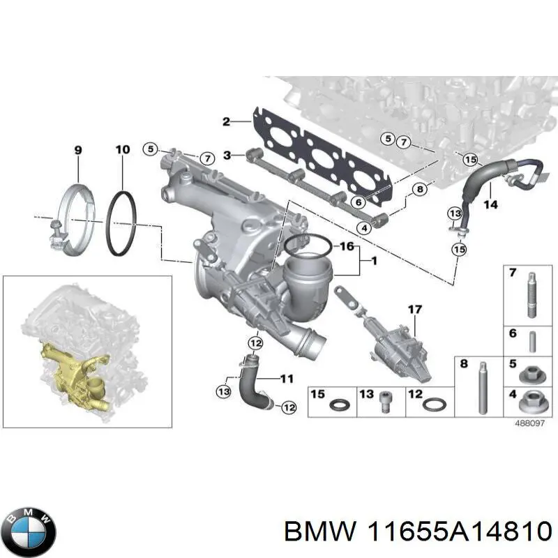 Turbina BMW 11652681209 cena, od 718,49 USD
