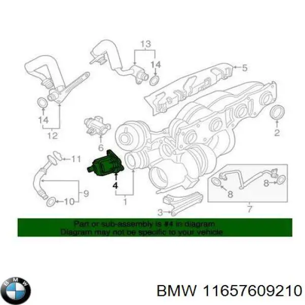 Przetwornik ciśnienia (solenoid) doładowania BMW 11657609210 cena, od 76,12 USD