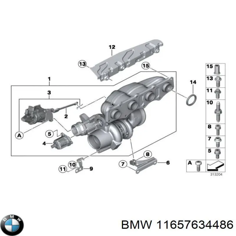 Do koszyka 11652470360 BMW Turbina