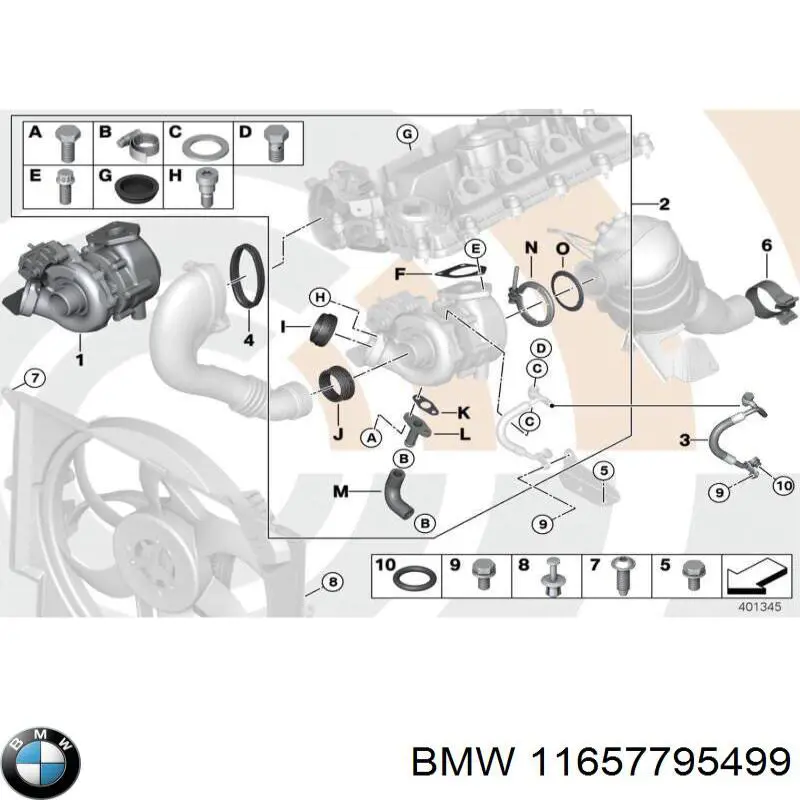 Do koszyka 11657795499 BMW Turbina