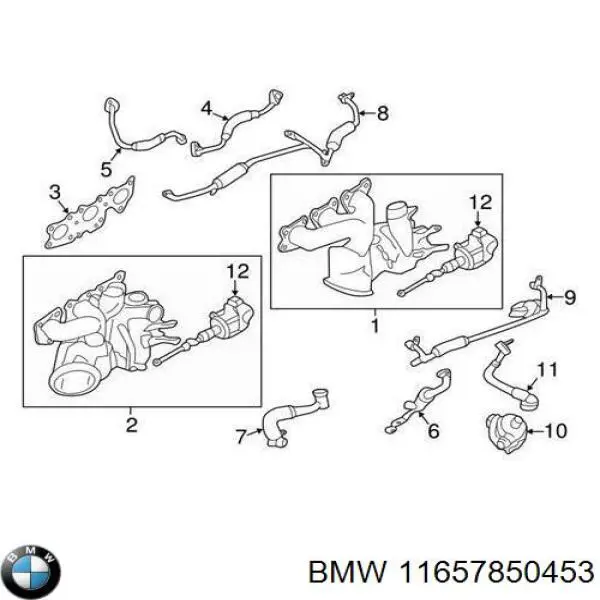 Zawór recyrkulacji powietrza doładowującego turbiny do BMW X2 (F39)