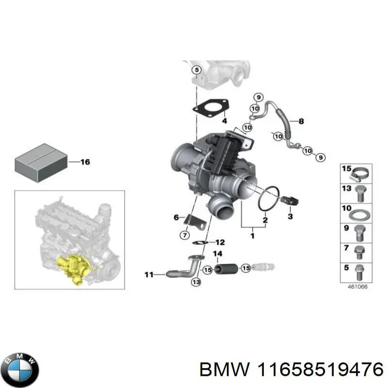 11658519476 BMW Turbina