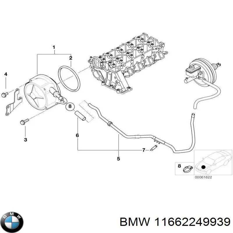 Do koszyka Pompa podciśnienia BMW 5  E39