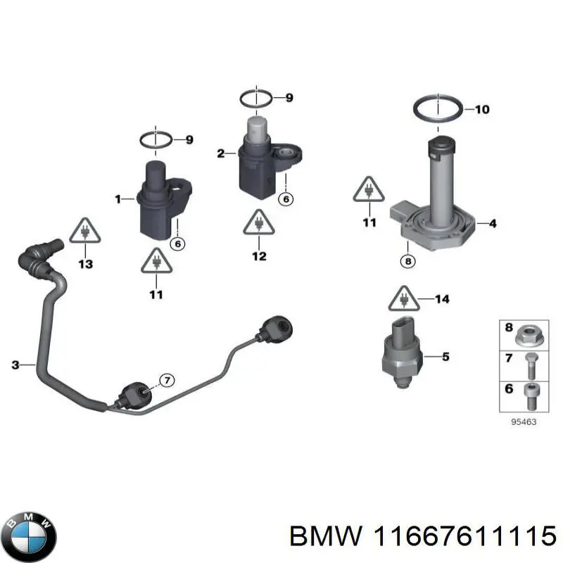 Do koszyka 11667611115 BMW Pompa podciśnienia