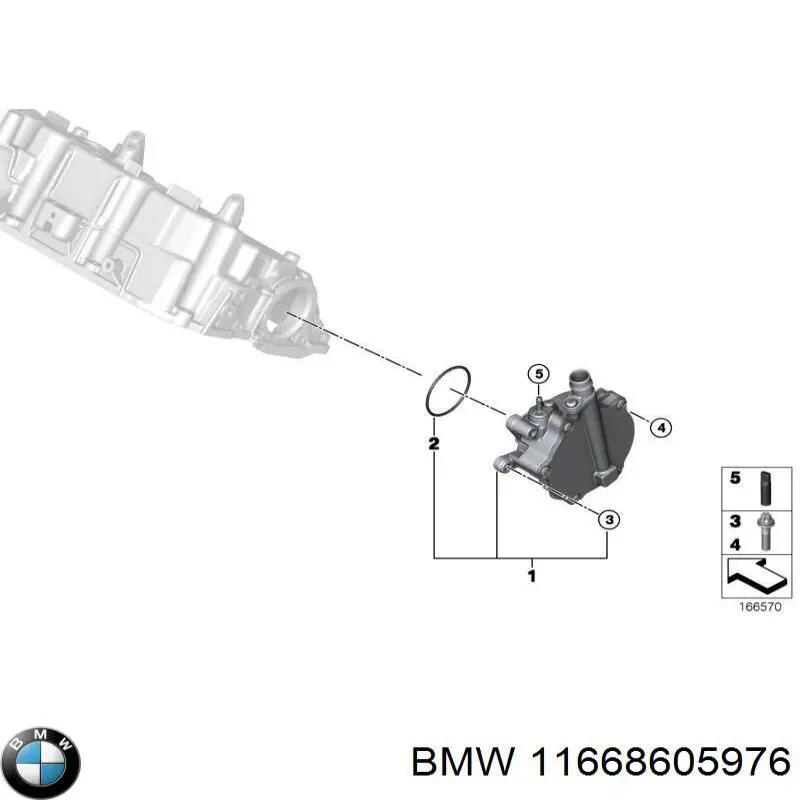 Do koszyka 11668605976 BMW Pompa podciśnienia