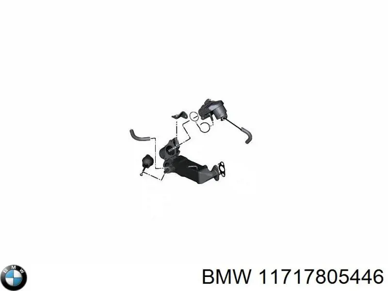 11717805446 BMW Chłodnica układu recyrkulacji spalin EGR