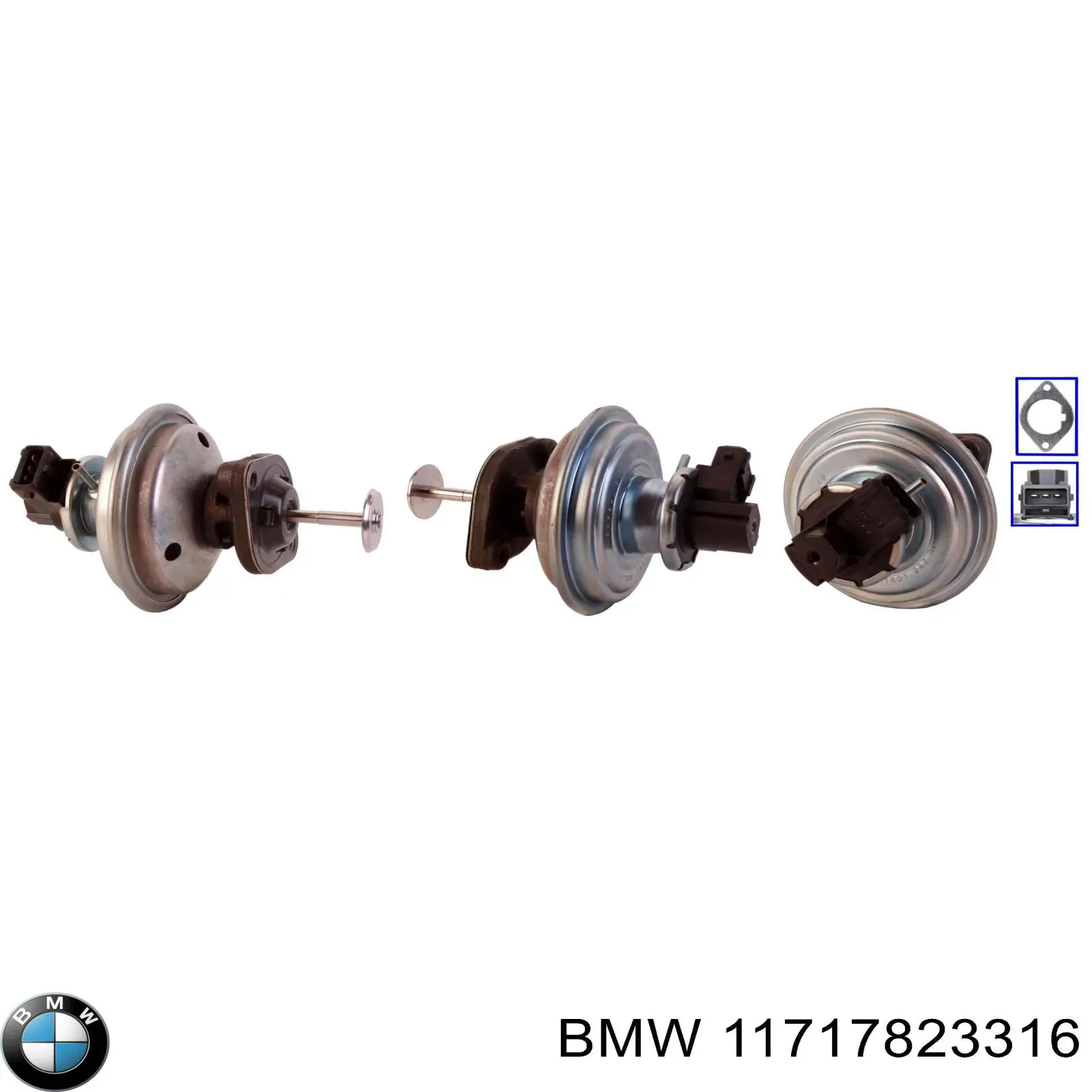 11717823316 BMW Zawór recyrkulacji spalin EGR
