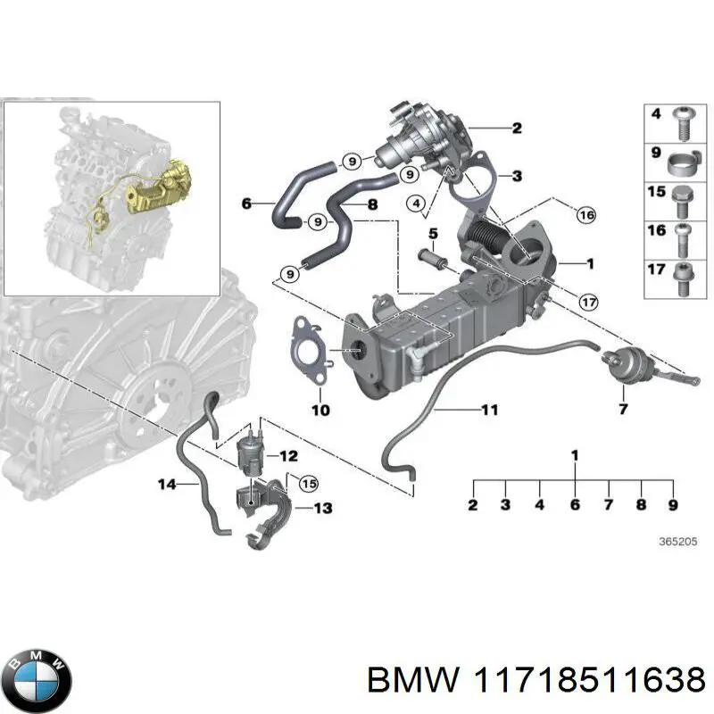  BMW 11718511638 cena, od 64,42 USD