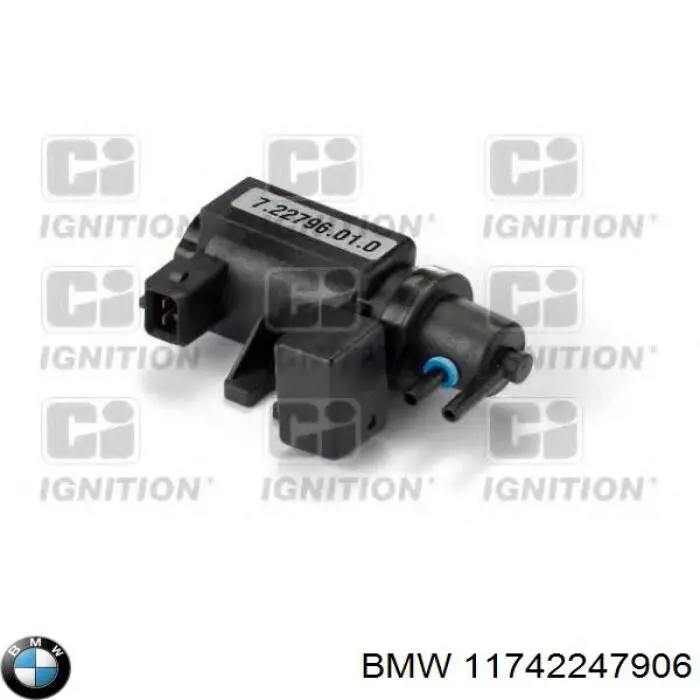 Przetwornik ciśnienia (solenoid) doładowania BMW 11742247906 cena, od 51,45 USD