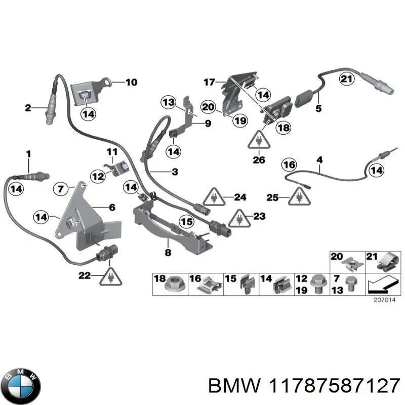 Czujnik tlenków azotu NOX do BMW 3 (E92)