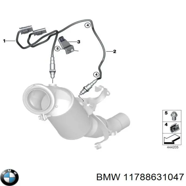 Sonda lambda czujnik tlenu przed katalizatorem BMW 11788631047 cena, od 100,01 USD