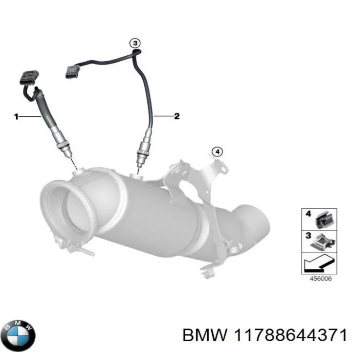 Sonda lambda czujnik tlenu przed katalizatorem do BMW 5 (G30, F90)