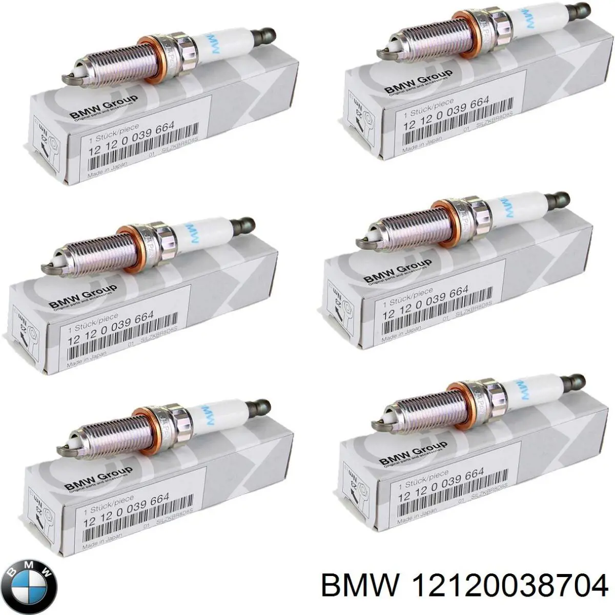 Do koszyka 12120038704 BMW Świeca zapłonowa