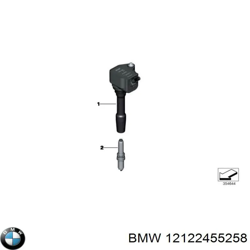Do koszyka 12122455258 BMW Świeca zapłonowa