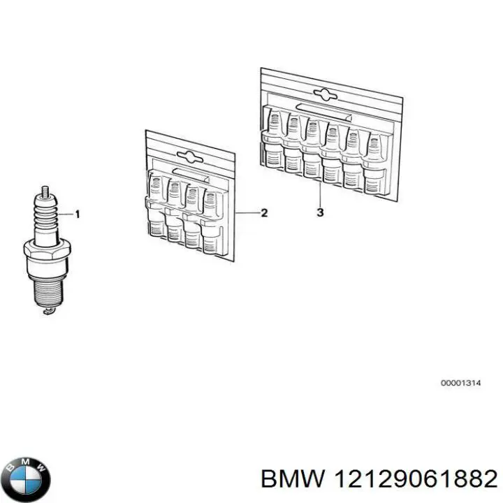 12129061882 BMW świeca zapłonowa