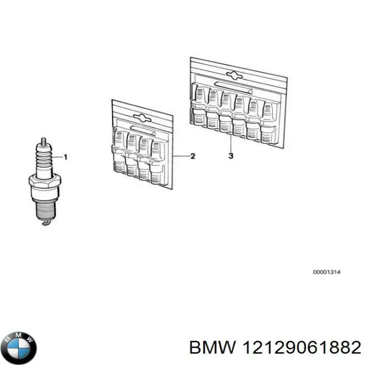 12129061882 BMW Świeca zapłonowa
