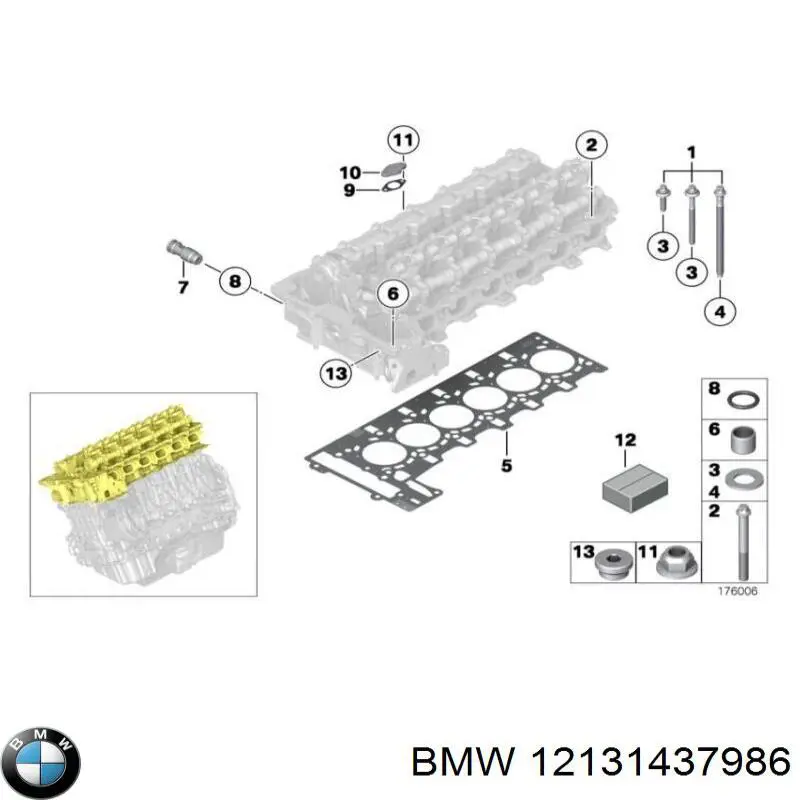  BMW 12131437986 cena, od 16,83 USD