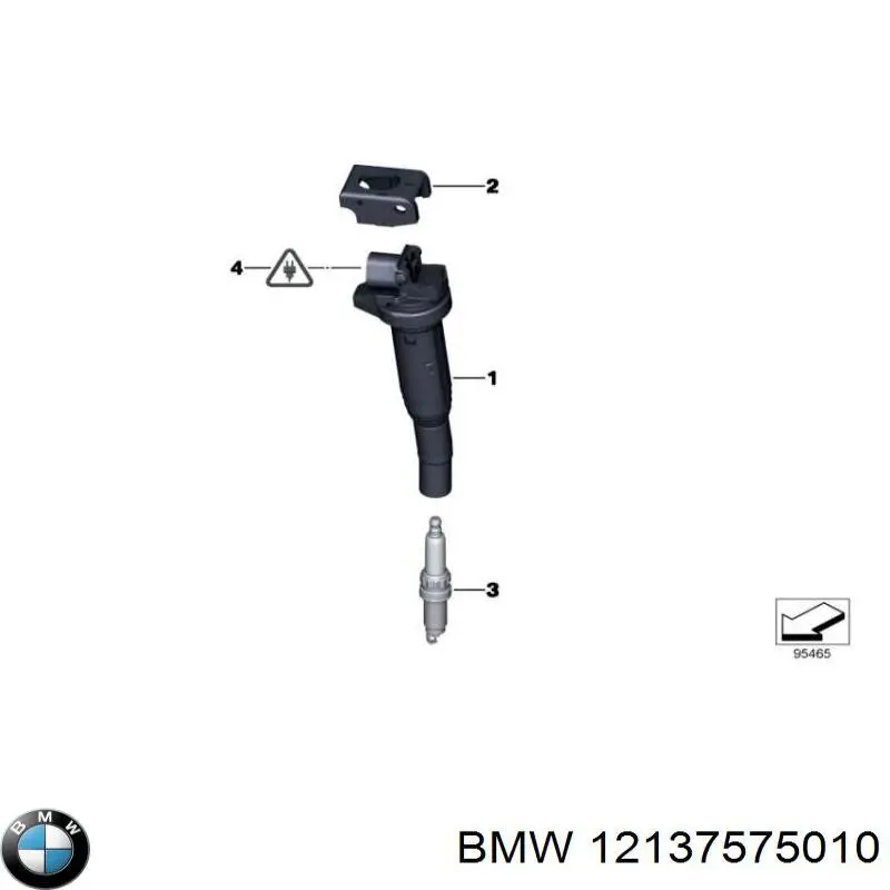 Cewka zapłonowa BMW 12137575010 cena, od 54,20 USD