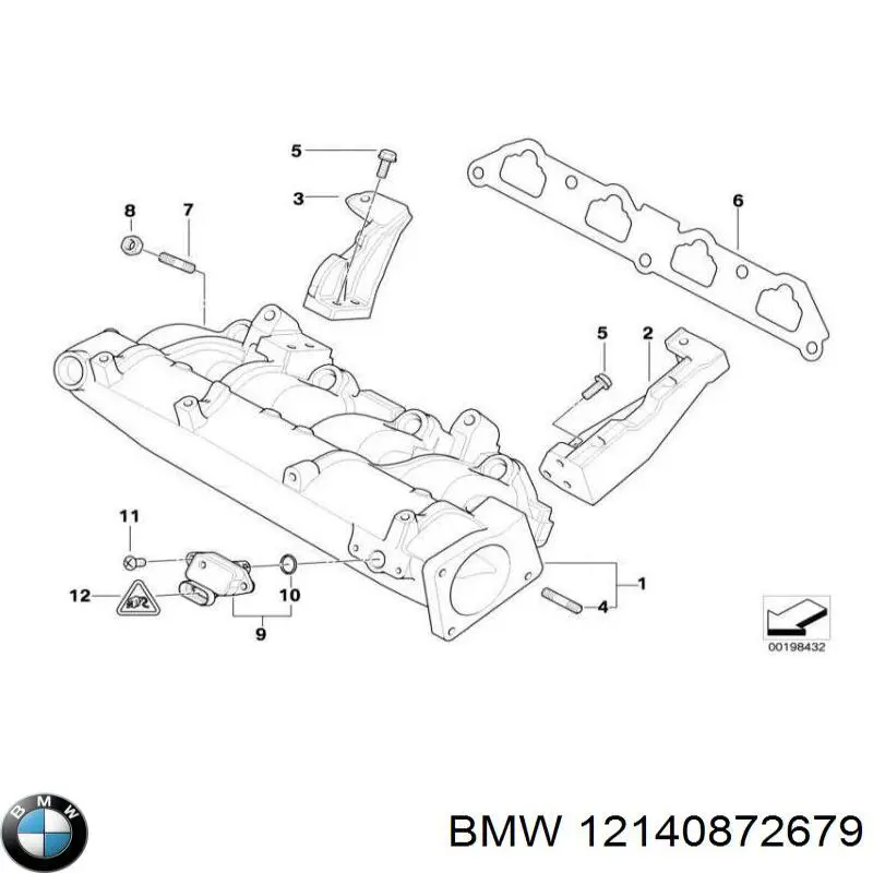 Czujnik ciśnienia w kolektorze ssącym, MAP BMW 12140872679 cena, od 27,18 USD
