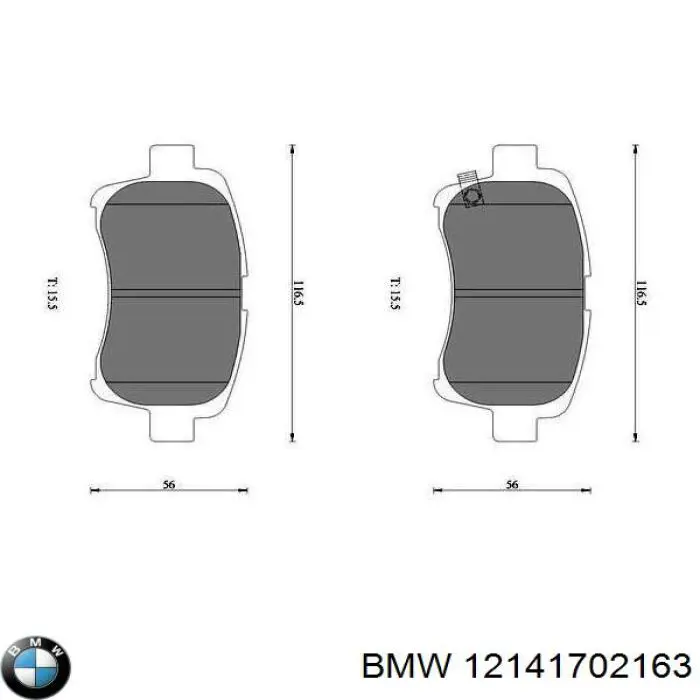 Do koszyka 12141702163 BMW Czujnik stukowy (czujnik spalania stukowego)