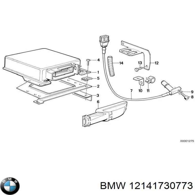 Do koszyka 12141730773 BMW Czujnik położenia wału korbowego
