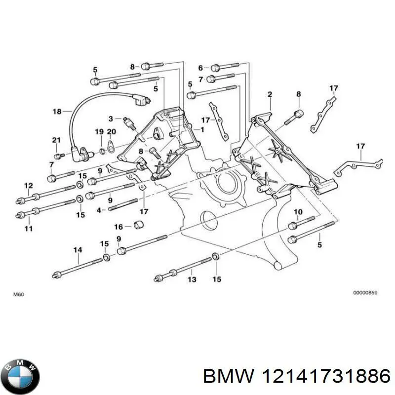 Do koszyka 12141731886 BMW Czujnik położenia wałka rozrządu