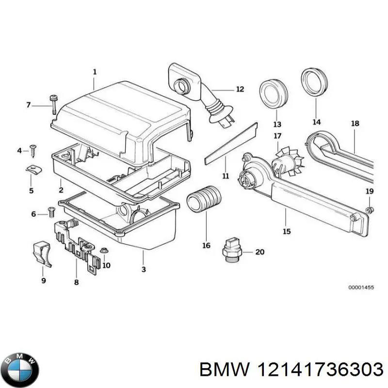 Czujnik stukowy (czujnik spalania stukowego) BMW 12141736303 cena, od 102,98 USD