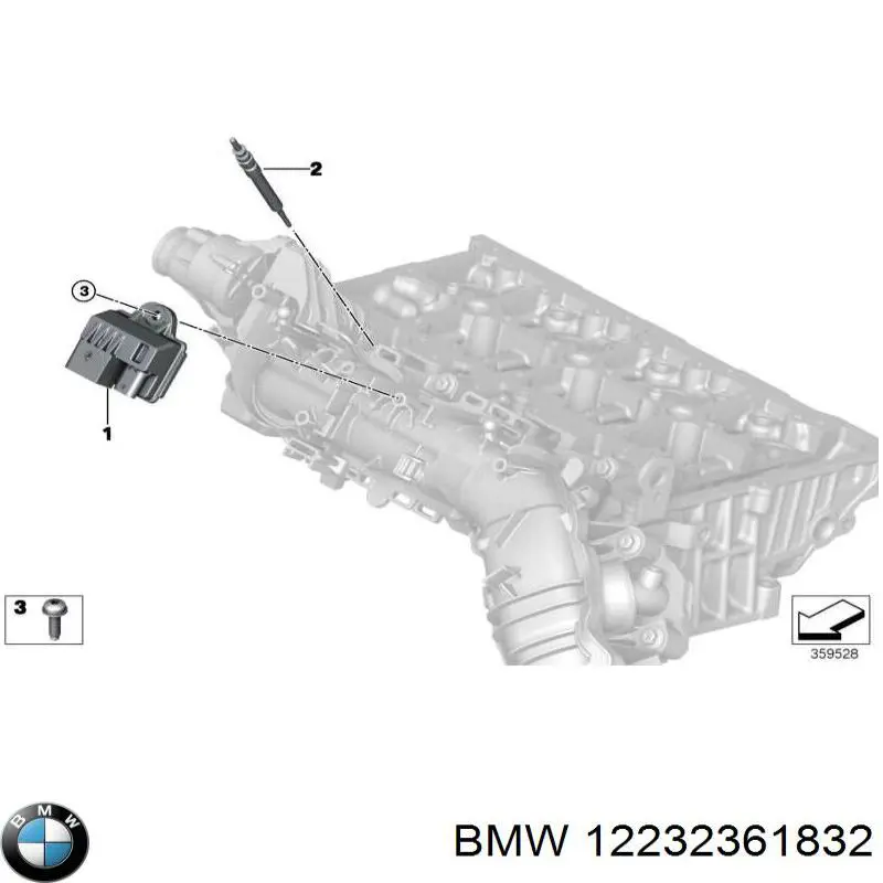 12232361832 BMW Świeca żarowa