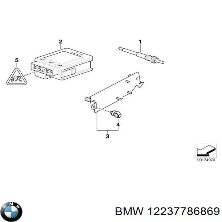 Świeca żarowa BMW 12237786869 cena, od 17,88 USD