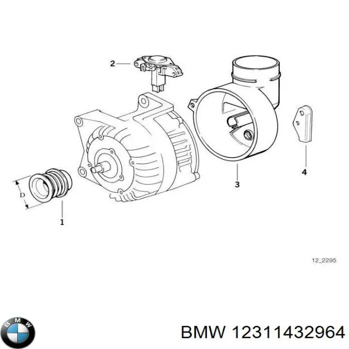 12311432964 BMW alternator