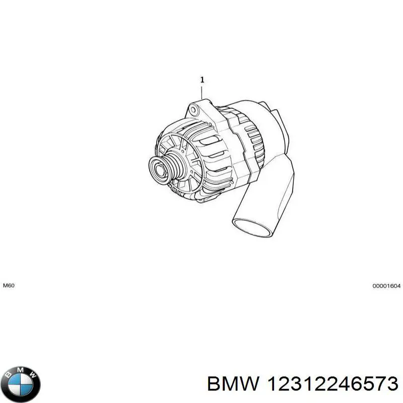 Alternator BMW 12312246573 cena, od 138,90 USD
