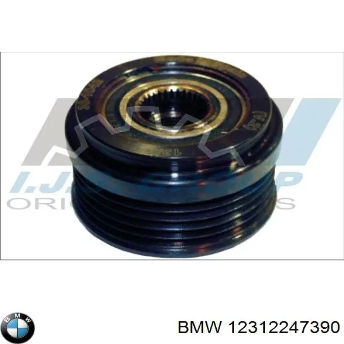 Koło pasowe alternatora BMW 12312247390 cena, od 45,27 USD