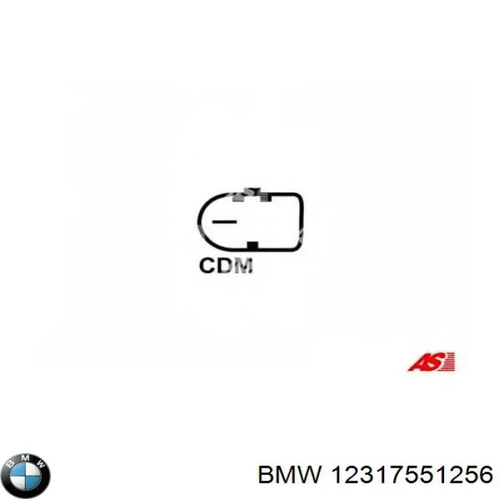 12317551256 BMW Alternator