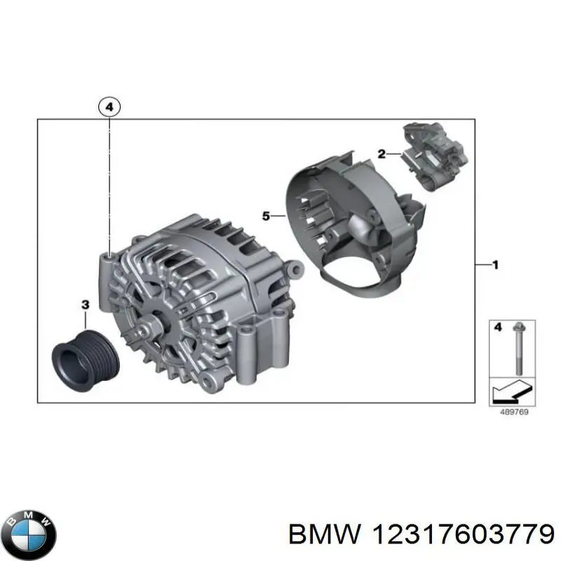 12317603779 BMW alternator