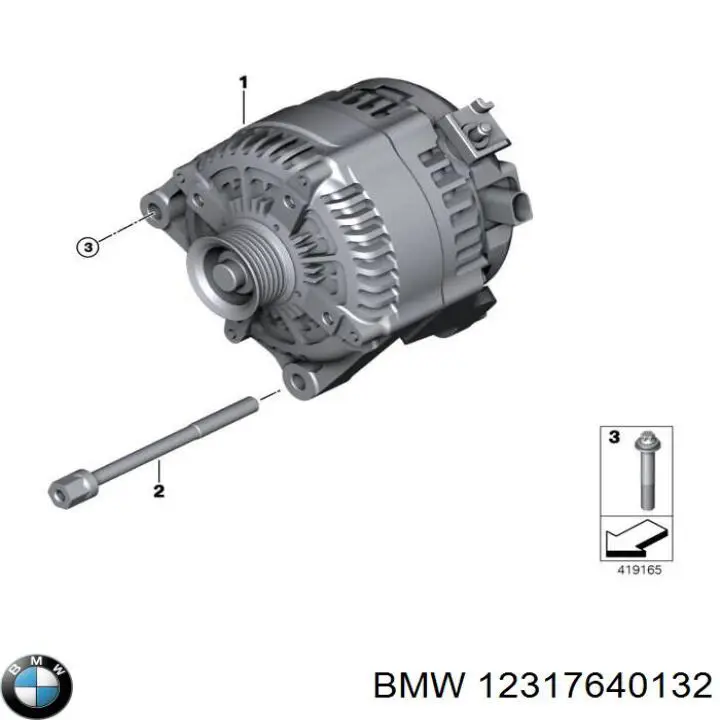 Alternator BMW 12317640132 cena, od 140,59 USD