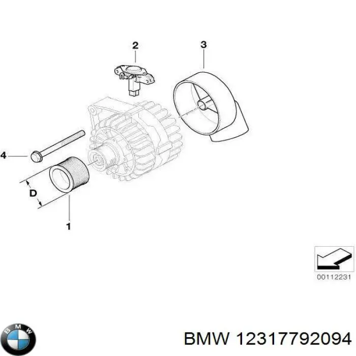 Regulator alternatora (przekaźnik ładowania) BMW 12317792094 cena, od 39,48 USD