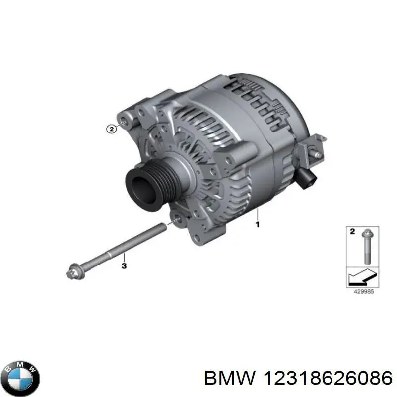 Alternator BMW 8626086 cena, od 187,66 USD