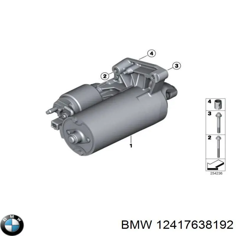 12417638192 BMW rozrusznik