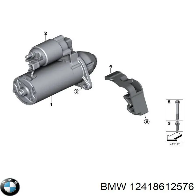 12418612576 BMW rozrusznik