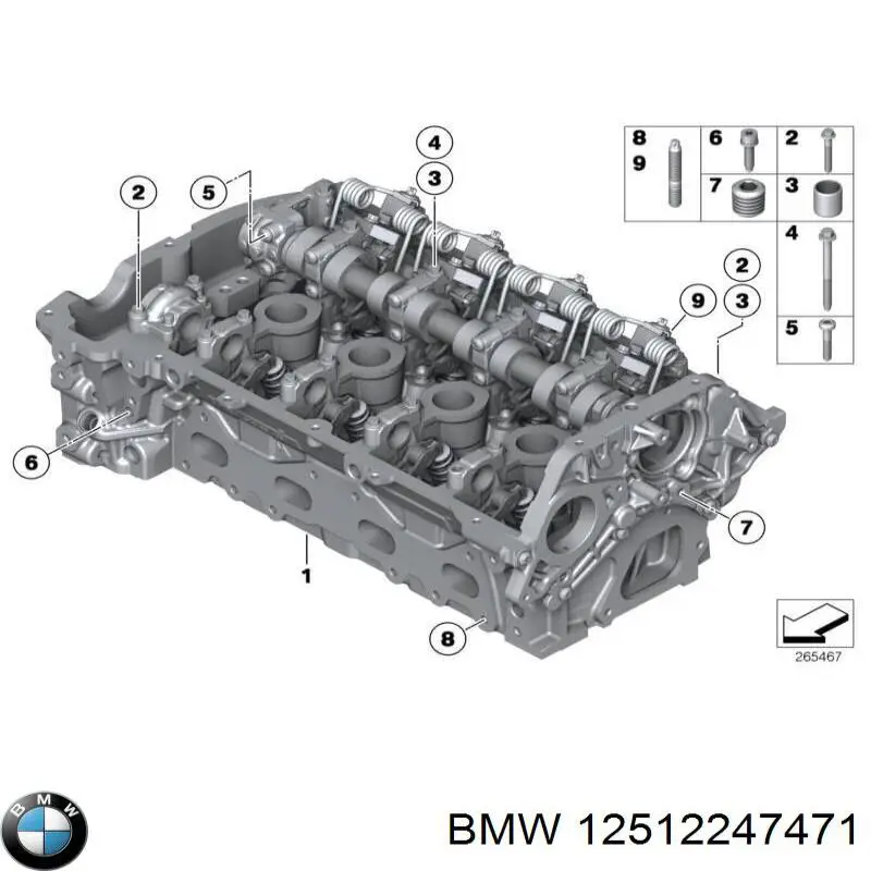Wtryskiwacz paliwa BMW 12512247471 cena, od 2,68 USD