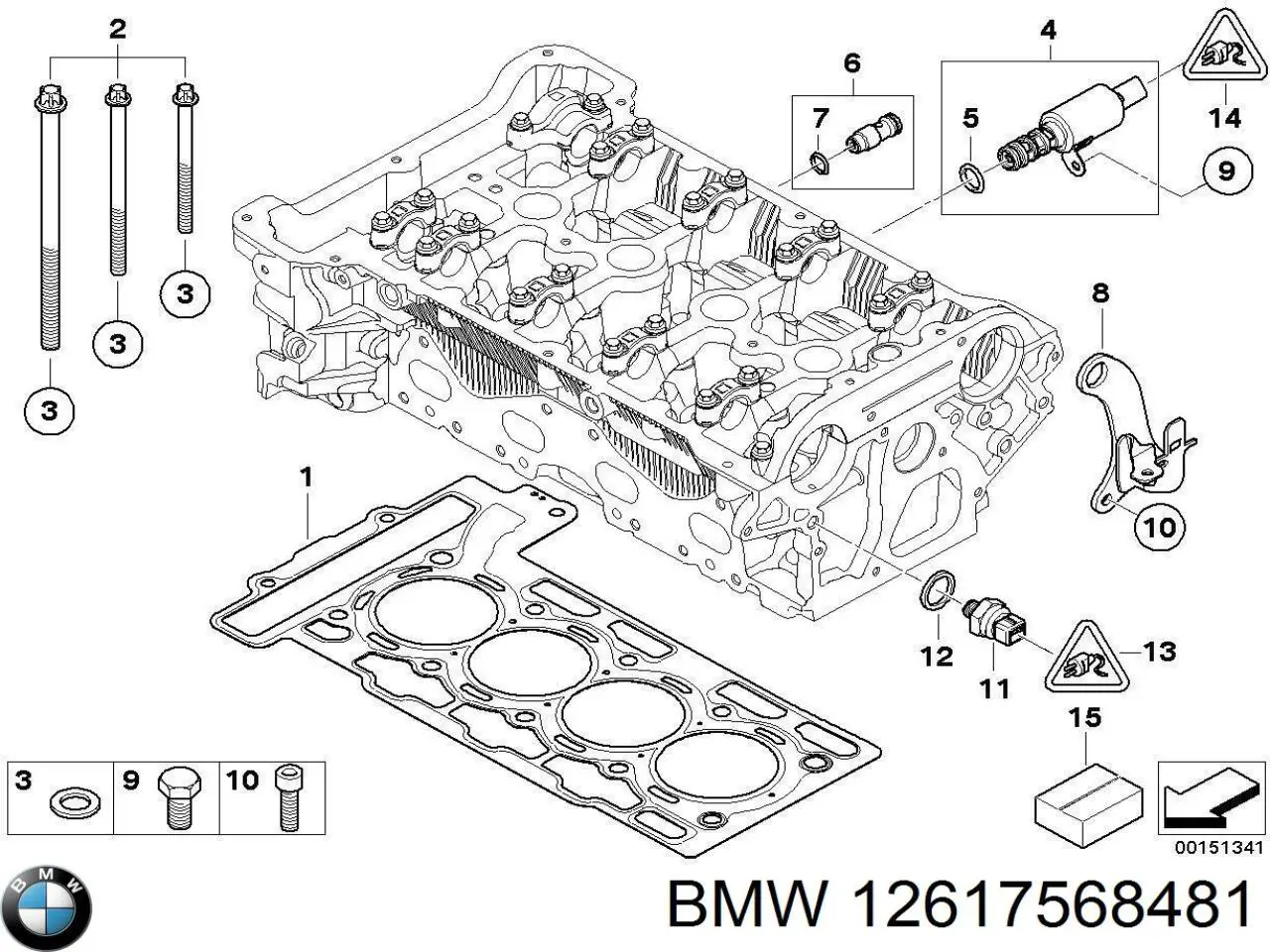 Do koszyka 12617568481 BMW Czujnik ciśnienia oleju