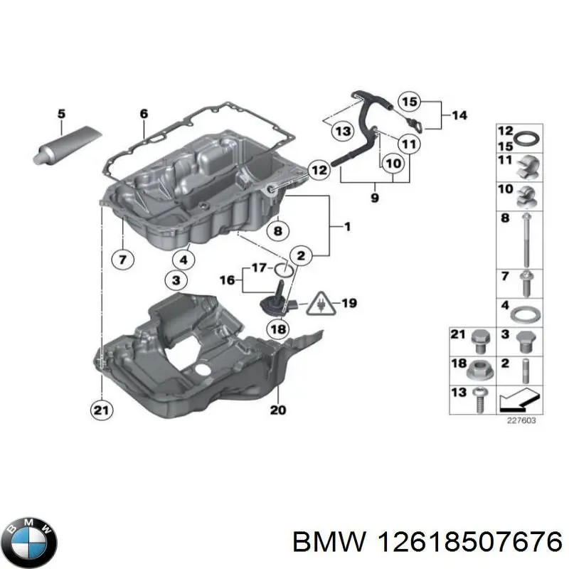 12618507676 BMW czujnik poziomu oleju silnikowego