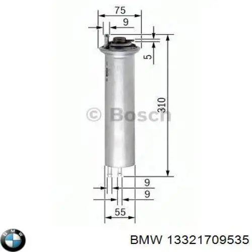 Do koszyka 13321709535 BMW Filtr paliwa