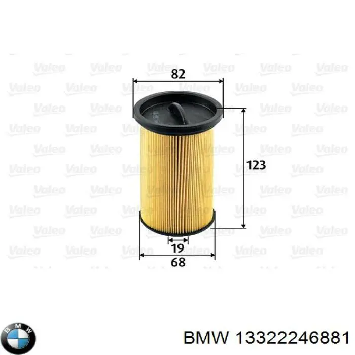 Filtr paliwa BMW 13322246881 cena, od 10,06 USD