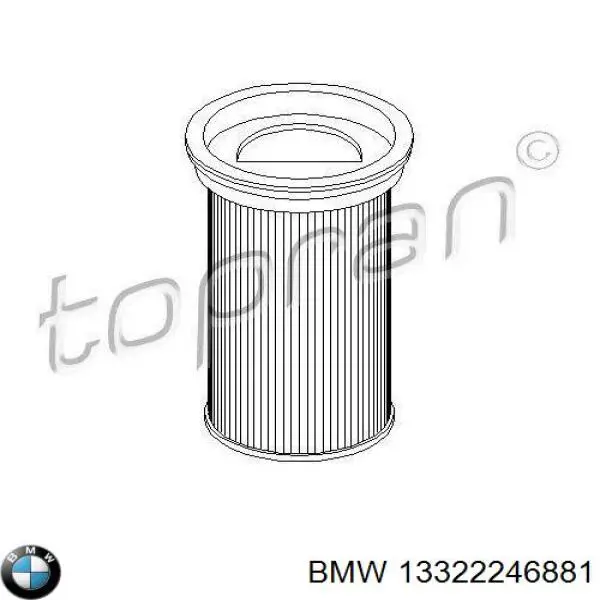 Filtr paliwa 13322246881 BMW