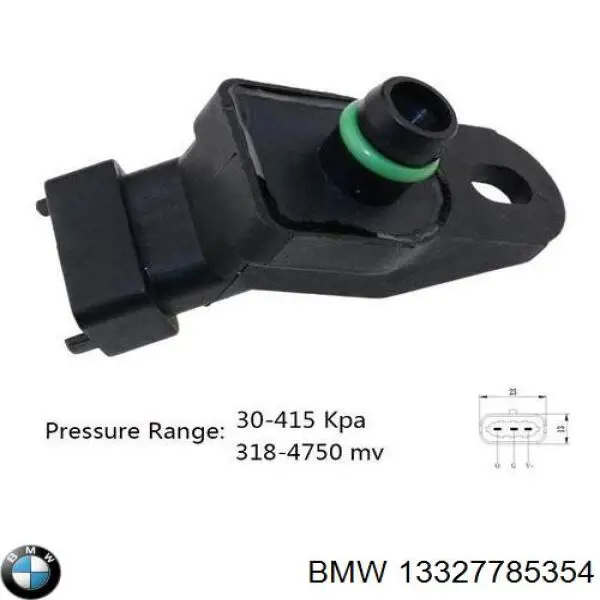 Czujnik ciśnienia w kolektorze ssącym, MAP BMW 13327785354 cena, od 25,55 USD