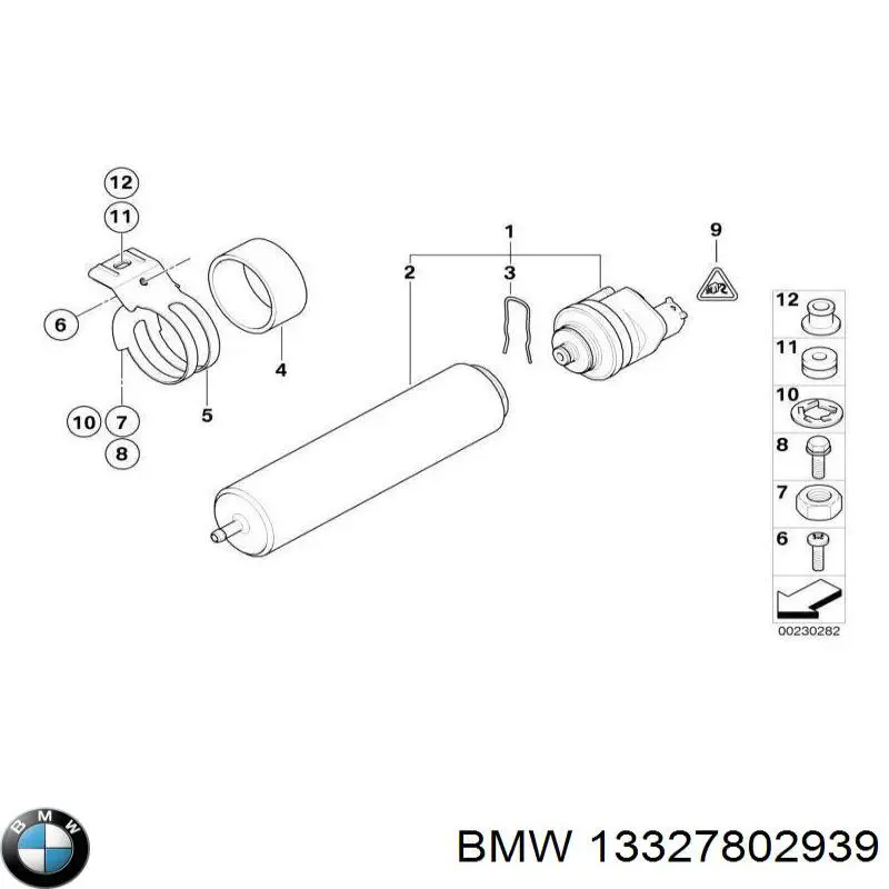 Do koszyka 13327802939 BMW Filtr paliwa