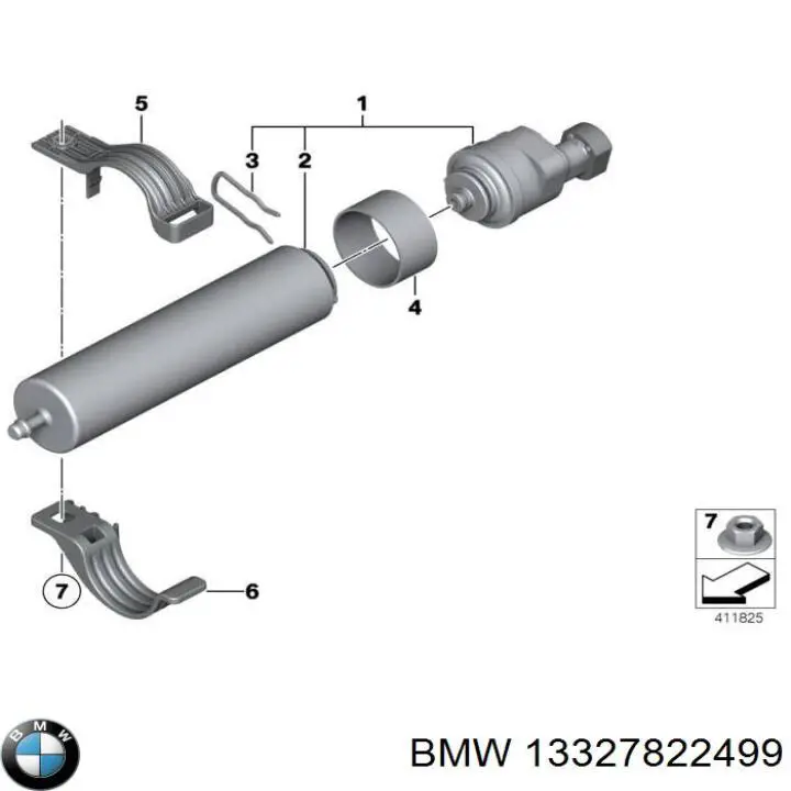 Do koszyka 13327822499 BMW Filtr paliwa