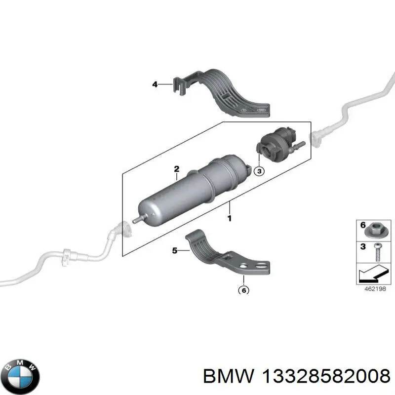 13328582008 BMW filtr paliwa