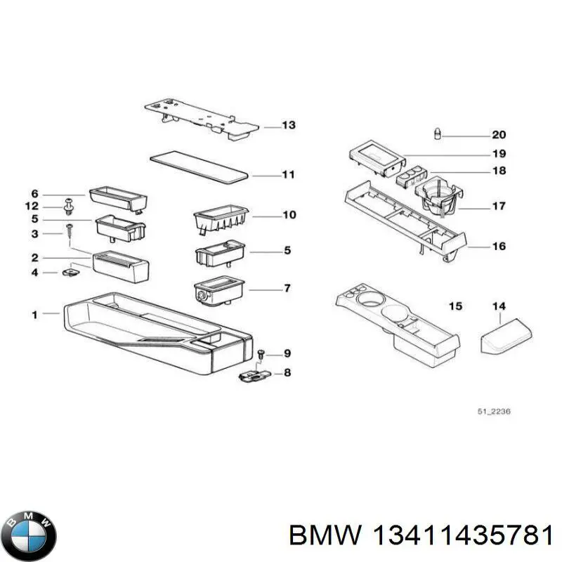 Do koszyka 13411435781 BMW 